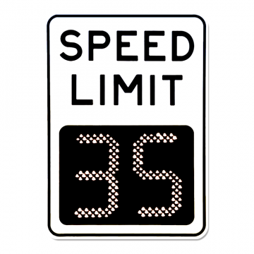 Variable Speed Limit Driver Feedback Sign